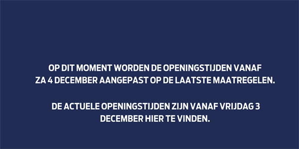 Openingstijden IJsbaan Twente