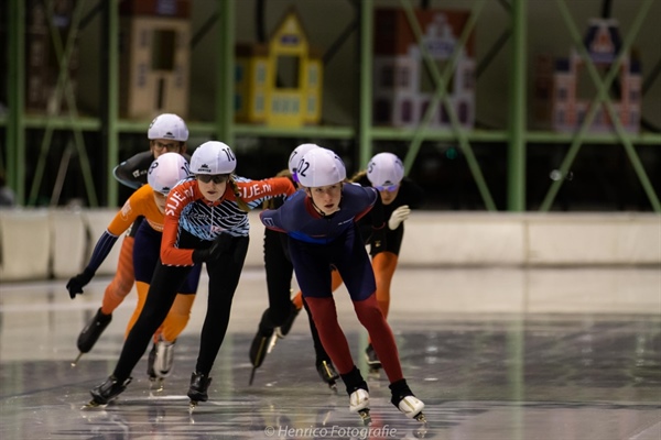 1e Mass Start verreden in Enschede